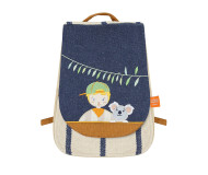 Sac à dos personnalisé enfant-koala L'Oiseau Bateau - Bleu Griotte